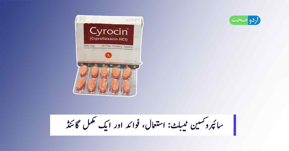 Read more about the article Cyrocin Tablet Uses – استعمال، فائدے، اور احتیاطیں