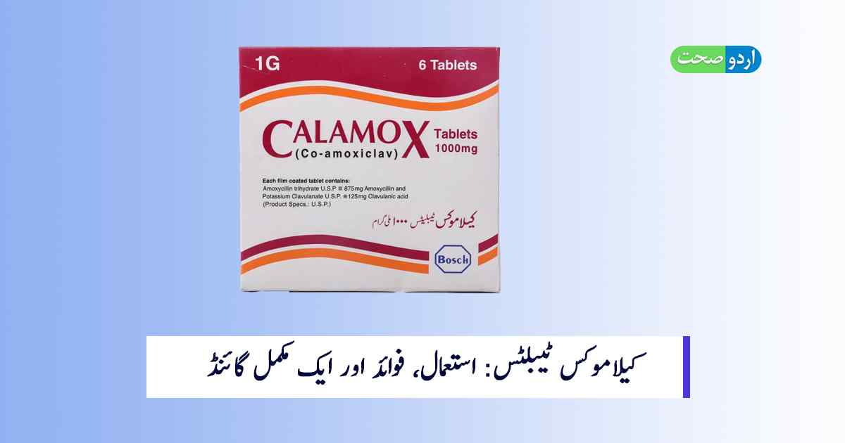 Read more about the article Calamox Tablets Uses – استعمال, فوائد اور احتیاطی تدابیر